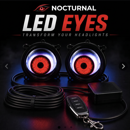 Nocturnal Devil Eyes — LED Retrofit Headlight Kit